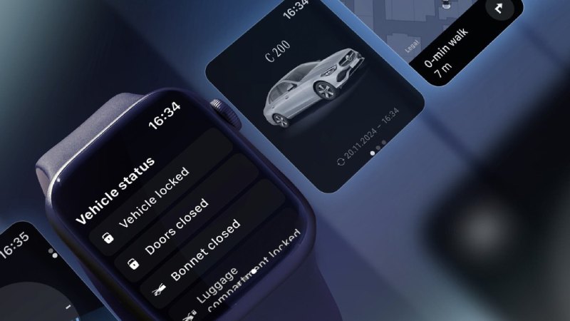 Mercedes-Benz’s mobile app is now available on the Apple Watch